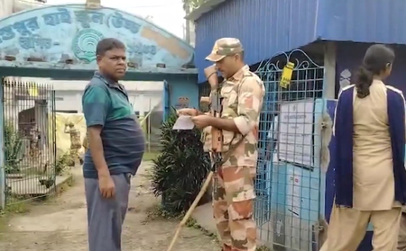 Re-polling begins for Bengal’s Falta Assembly constituency Re-polling begins for Bengal’s Falta Assembly constituency