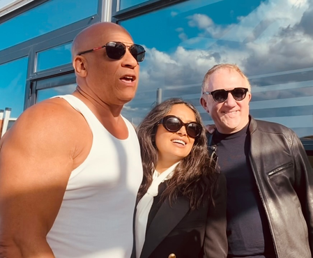 Vin Diesel poses with ‘beautiful people’ Salma Hayek, Francois-Henri Pinault