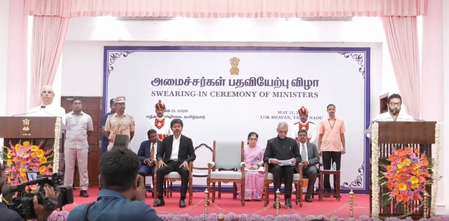 TN cabinet expansion: 23 ministers inducted; two from Congress take oath