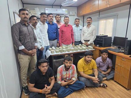 Ahmedabad Police arrest eight in airport cargo gold theft case; Rs 1.72 crore recovered
