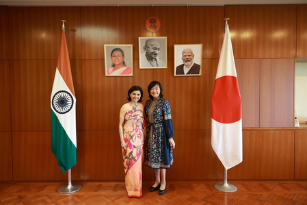 Akie Abe visits Indian Embassy in Tokyo, recalls ‘great friendship’ between Shinzo Abe and PM Modi