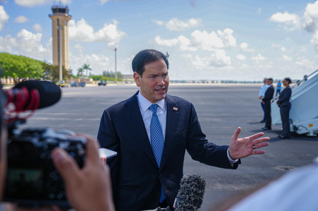 Toll at Hormuz unacceptable, reviewing US military presence in Europe not punitive action: Rubio