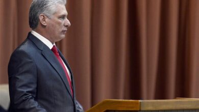 Cuban president says US using ’empty rhetoric’ to justify military aggression