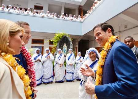 US Ambassador highlights shared values after Rubio visits Missionaries of Charity in Kolkata US Ambassador highlights shared values after Rubio visits Missionaries of Charity in Kolkata
