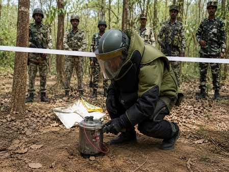 Chhattisgarh: Security forces foil Maoist plot after recovering IED in Dantewada