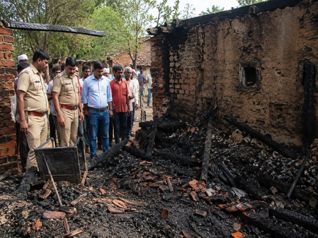 Three siblings killed in massive house fire in Madhya Pradesh’s Sidhi Three siblings killed in massive house fire in Madhya Pradesh’s Sidhi