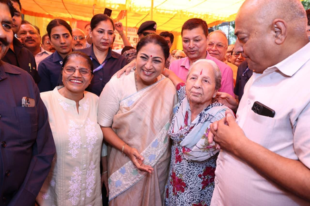 Delhi CM Rekha Gupta inaugurates projects in Shalimar Bagh, Pitampura