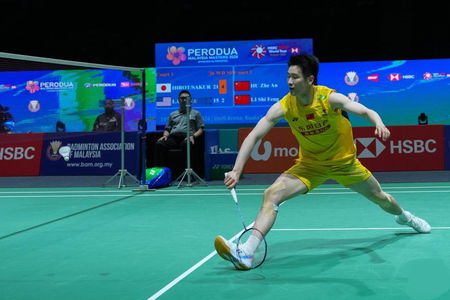 Badminton: Chinese shuttlers storm into four finals at Malaysia Masters Badminton: Chinese shuttlers storm into four finals at Malaysia Masters