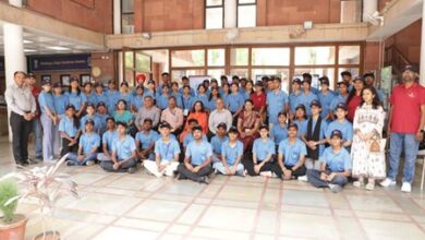 Education Ministry flags off group of 56 students for science event in Japan Education Ministry flags off group of 56 students for science event in Japan