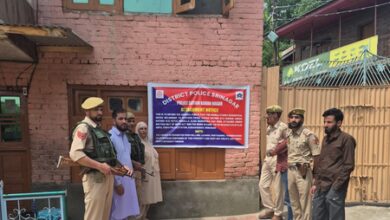 J&K: Police in Srinagar attach drug peddlers’ property valued at Rs 5 crore