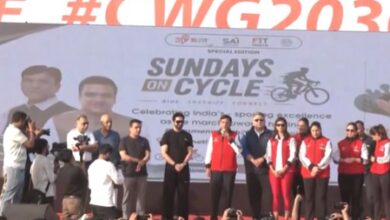 Commonwealth Games Day celebrated with Fit India cycling events in Delhi, Gujarat