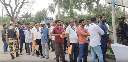 Falta counting: Massive lead for BJP in early trends, Trinamool at 4th position Falta counting: Massive lead for BJP in early trends, Trinamool at 4th position