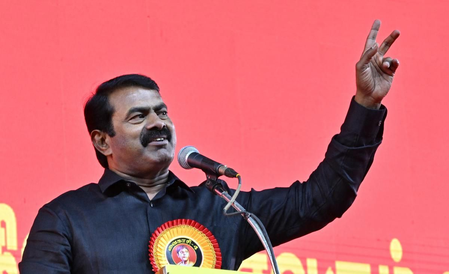 Seeman criticises Shivakumar over Mekedatu dam remarks, urges TN govt to oppose K’taka move Seeman criticises Shivakumar over Mekedatu dam remarks, urges TN govt to oppose K’taka move