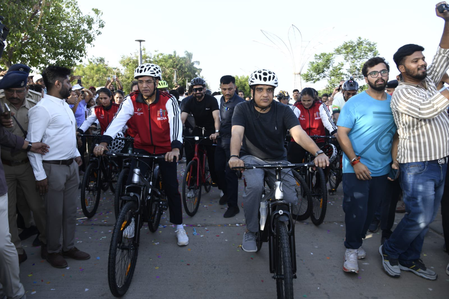Fit citizens essential for Viksit Bharat, says Minister Mandaviya at Ahmedabad event