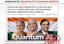 Fake ‘Quantum AI’ investment scheme circulating in FM Sitharaman’s name, warns govt