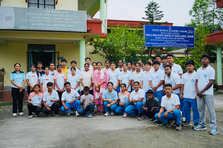 MoS Raksha Khadse reviews sports science facilities at KISCE Assam and High Performance Centre in Guwahati MoS Raksha Khadse reviews sports science facilities at KISCE Assam and High Performance Centre in Guwahati