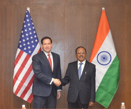 NSA Doval meets Marco Rubio, security and defence issues in focus NSA Doval meets Marco Rubio, security and defence issues in focus