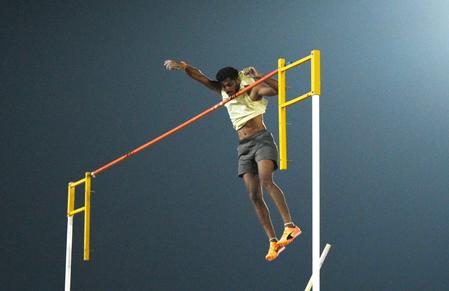 Dev Kumar Meena and Kuldeep Kumar set new benchmark in men’s pole vault Dev Kumar Meena and Kuldeep Kumar set new benchmark in men’s pole vault