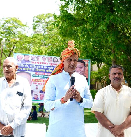 Delhi Minister Ravinder Indraj Singh inaugurates projects in Bawana