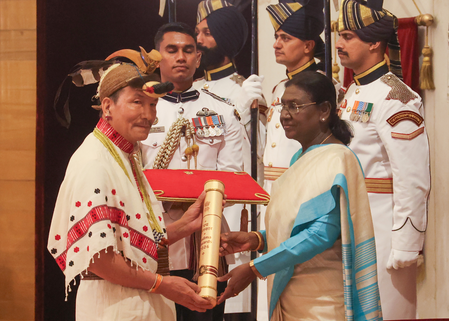 President Murmu confers Padma awards on 66 personalities at first Civil Investiture Ceremony President Murmu confers Padma awards on 66 personalities at first Civil Investiture Ceremony