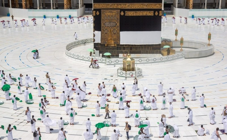 Over 1.5 million Haj pilgrims arrive in Mecca; Riyadh increases air defence Over 1.5 million Haj pilgrims arrive in Mecca; Riyadh increases air defence