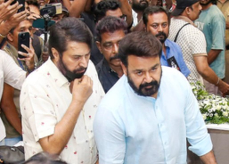 As Kerala’s politics shifts, Mammootty and Mohanlal attend Satheesan’s events