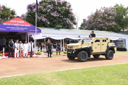 Manipur CM flags off 477 new police vehicles, says modernisation key to peace and security Manipur CM flags off 477 new police vehicles, says modernisation key to peace and security