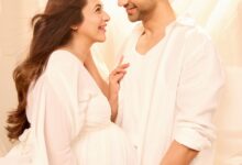 Divyanka Tripathi twins with husband Vivek Dahiya for a dreamy maternity shoot