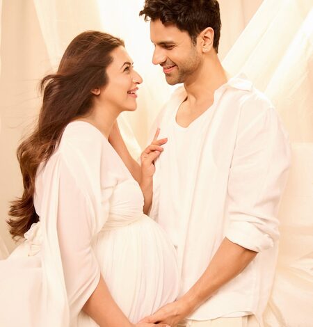 Divyanka Tripathi twins with husband Vivek Dahiya for a dreamy maternity shoot