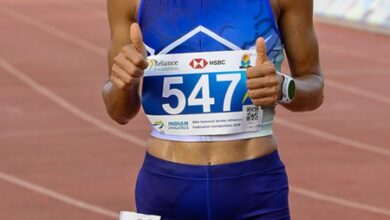 MP’s Samardeep Gill clinches shot put gold, qualifies for CWG at National Senior Athletics meet MP’s Samardeep Gill clinches shot put gold, qualifies for CWG at National Senior Athletics meet
