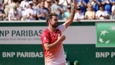 French Open: Wawrinka’s last campaign ends with emotional loss