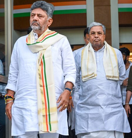 Karnataka: Celebrations erupt at Shivakumar’s residence; security beefed up near Guv’s house