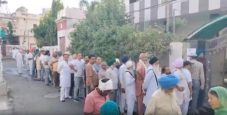 Polling begins for Punjab civic bodies; litmus test for AAP Polling begins for Punjab civic bodies; litmus test for AAP