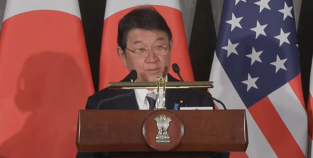 Quad nations agree to oppose attempts to unilaterally change status quo: Japanese Foreign Minister Quad nations agree to oppose attempts to unilaterally change status quo: Japanese Foreign Minister