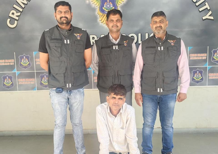 Wanted NDPS accused from Rajasthan held in Ahmedabad