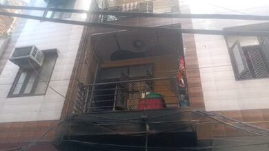 Massive blaze erupts in three-storey house in Delhi’s Vijay Vihar