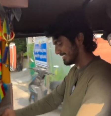 ‘Tourist Family’ director Abishan Jeevinth rides an auto; realises childhood dream! ‘Tourist Family’ director Abishan Jeevinth rides an auto; realises childhood dream!