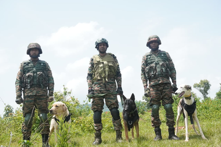 Indian Army’s four-legged warriors steal spotlight at ‘Exercise PRAGATI 2026’ in Meghalaya Indian Army’s four-legged warriors steal spotlight at ‘Exercise PRAGATI 2026’ in Meghalaya