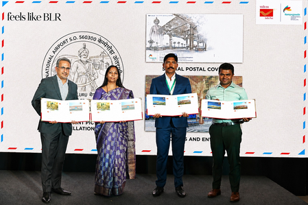 India Post honours Bengaluru airport’s 18-year journey with special postal release