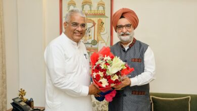 L-G Sandhu discusses Delhi’s green issues with Bhupender Yadav L-G Sandhu discusses Delhi’s green issues with Bhupender Yadav