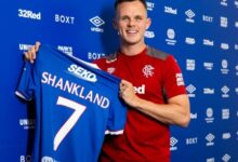 Rangers sign Scotland forward Lawrence Shankland from Hearts Rangers sign Scotland forward Lawrence Shankland from Hearts