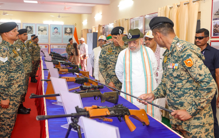 Amit Shah unveils ‘360-degree security plan’ for Raj border districts; focus on infiltration, drug trafficking Amit Shah unveils ‘360-degree security plan’ for Raj border districts; focus on infiltration, drug trafficking