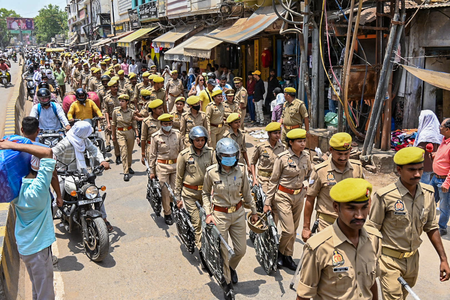 Security beefed up nationwide ahead of Bakrid amid action against namaz on roads, slaughter of banned animals