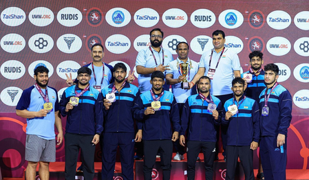 India crowned Freestyle team champions at U23 Asian Wrestling; bag historic 27-medal haul India crowned Freestyle team champions at U23 Asian Wrestling; bag historic 27-medal haul