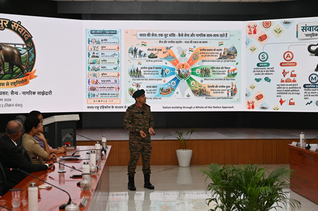 Army’s Gajraj Corps hosts interaction to boost civil-military synergy in Assam Army’s Gajraj Corps hosts interaction to boost civil-military synergy in Assam