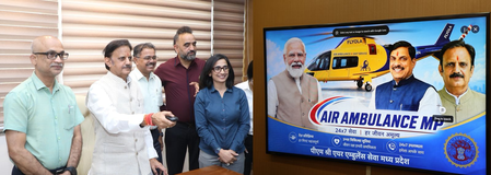 MP govt launches air ambulance app to reduce critical care delays MP govt launches air ambulance app to reduce critical care delays