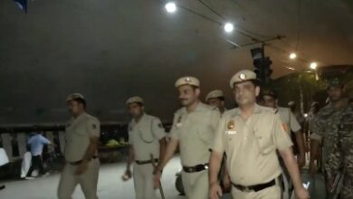 Delhi Police conducts flag march ahead of Bakrid