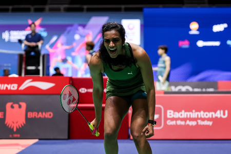 Singapore Open: Prannoy bows out; Sindhu, Lakshya, Satwik-Chirag, Tanisha-Dhruv secure QF spots (ld) Singapore Open: Prannoy bows out; Sindhu, Lakshya, Satwik-Chirag, Tanisha-Dhruv secure QF spots (ld)