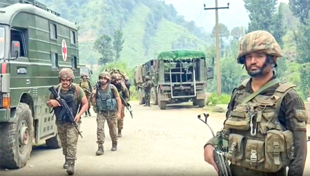 Rajouri anti-terror operation enters sixth day as joint forces launch fresh assault