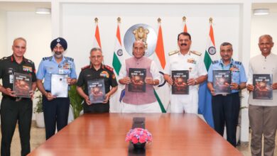 Defence Minister Singh releases commemorative book with testimonies of 100 soldiers on ‘Op Sindoor’